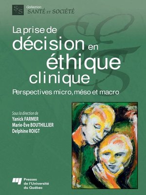 cover image of La prise de décision en éthique clinique